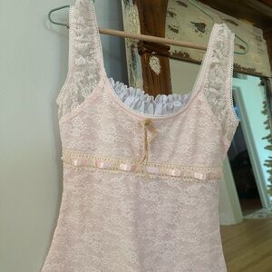 Chloé Elizabeth Lacey Pink Top - RARE ITEM